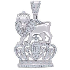 925 Sterling Silver Lion King Fashion Pendant